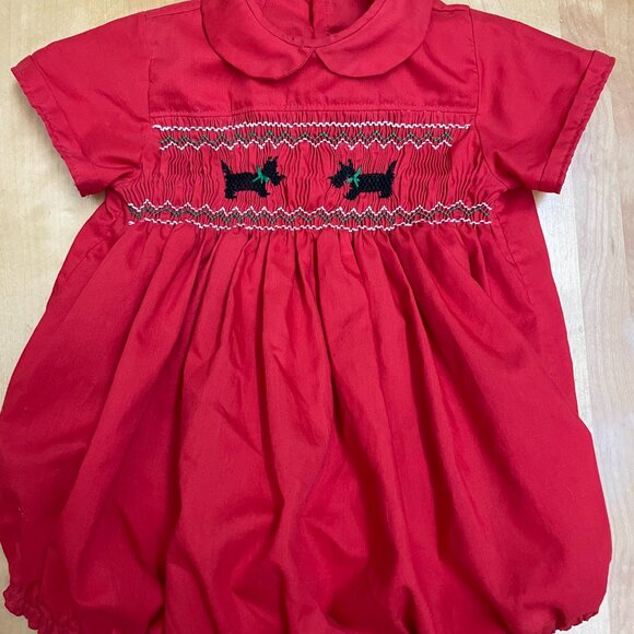 Baby smocked romper - Picture 2 of 3